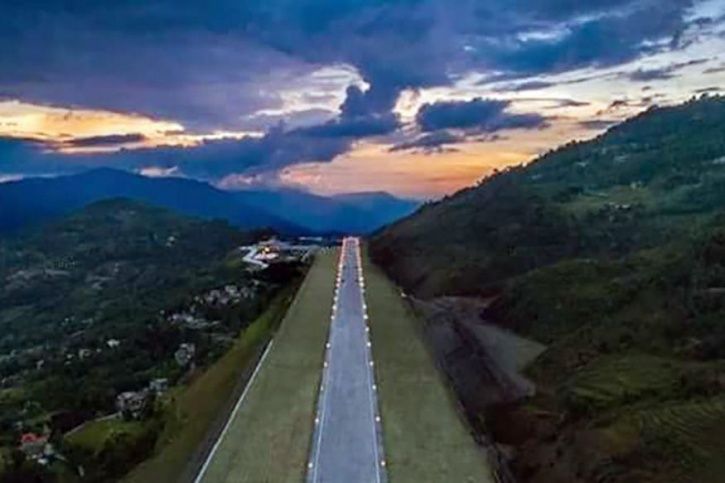Located At 4,500 Ft In Himalayas, Picturesque Pakyong Airport In Sikkim Opens