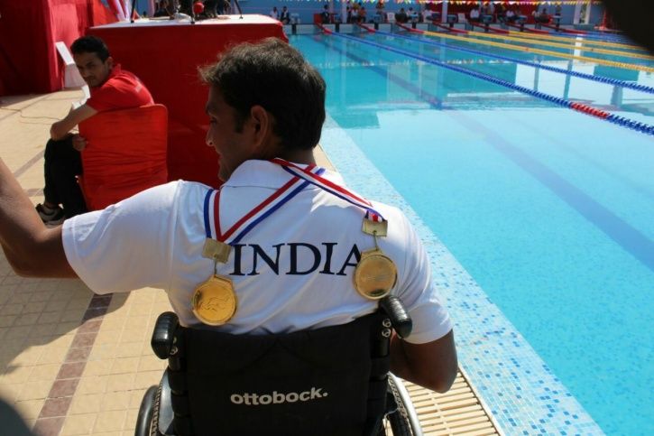 Mohammad Shams Aalam Shaikh, swimmer, paraplegic, Asian Para Games 2018, indonesia