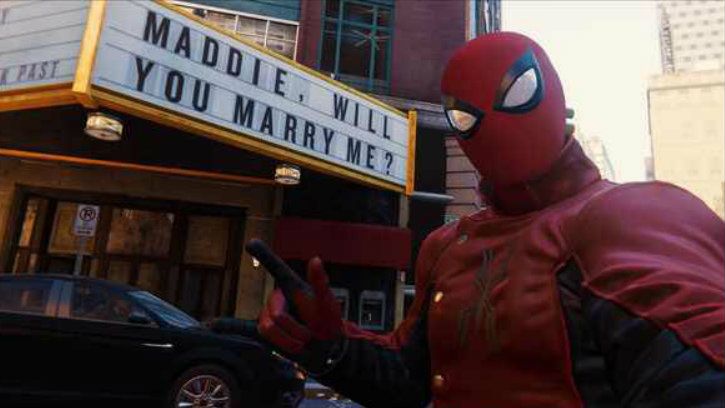 spider man game hidden easter egg marriage proposal