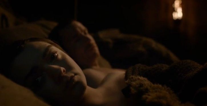 Arya Stark Gendry sleep with each other on game of thrones. q