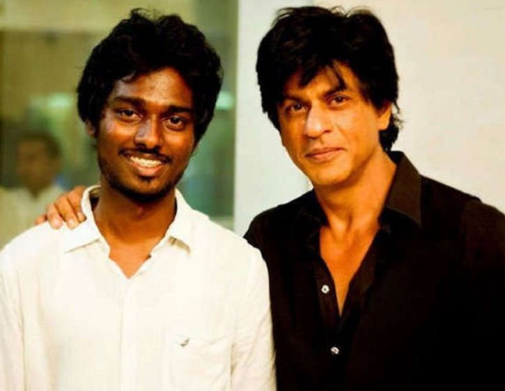 Director Atlee Kumar with Shah Rukh Khan. Is Mersel remake on cards?