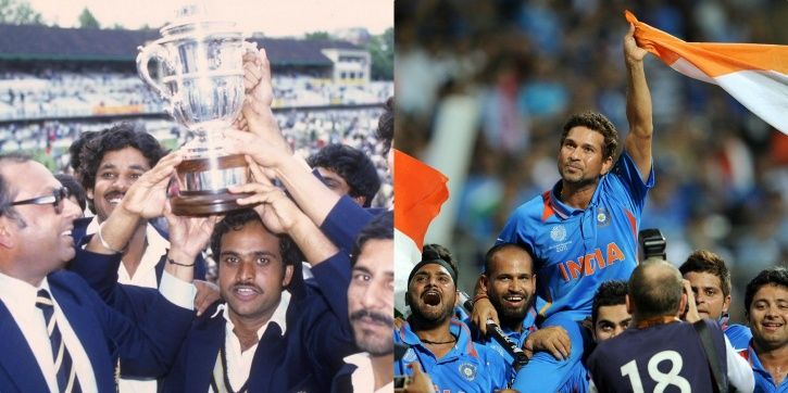 India have won 2 World Cups