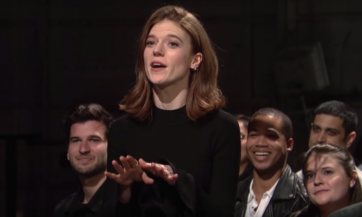 Rose Leslie: Kit Harington shaved off his beard and stripped on Saturday Night Live (SNL).