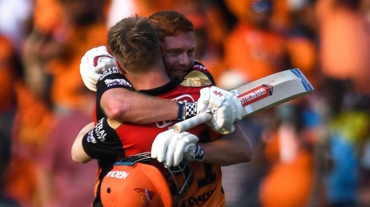 Sunrisers Hyderabad are at the top