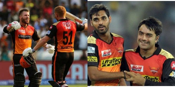 Sunrisers Hyderabad are at the top of the table