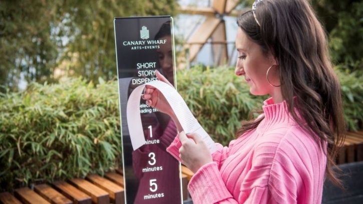 These Vending Machines Are Printing Out Short Stories To Get People Off Their Phones In London