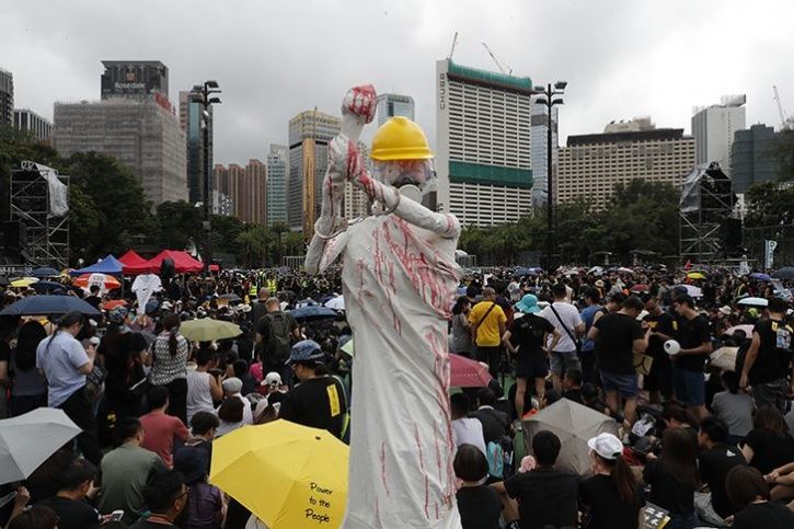 Hong Kong Where Millions Of People Protesting