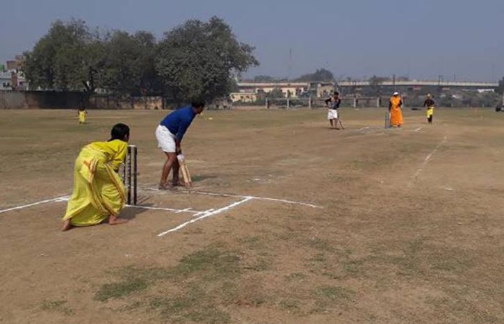 cricket match in dhoti kurta