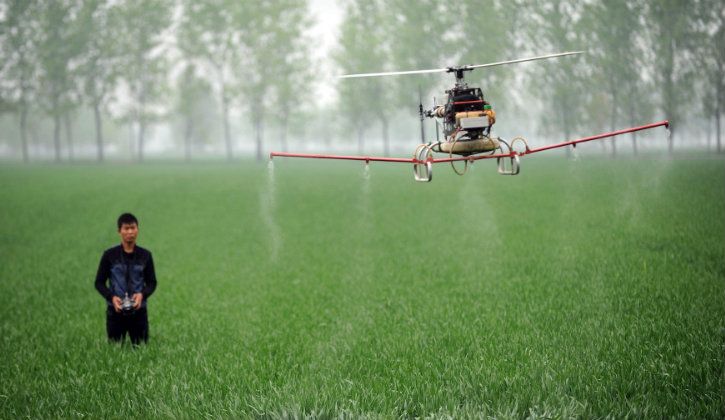 drone farmer developed by students of lovely professional university