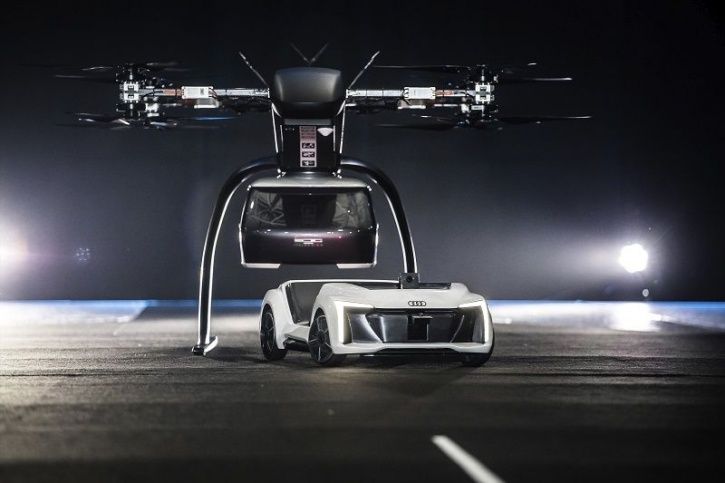 Flying Taxi, Flying Cars, Flying Pods, Urban Air Mobility, Uber Air, Uber Elevate, Audi Pop up Nxt, 