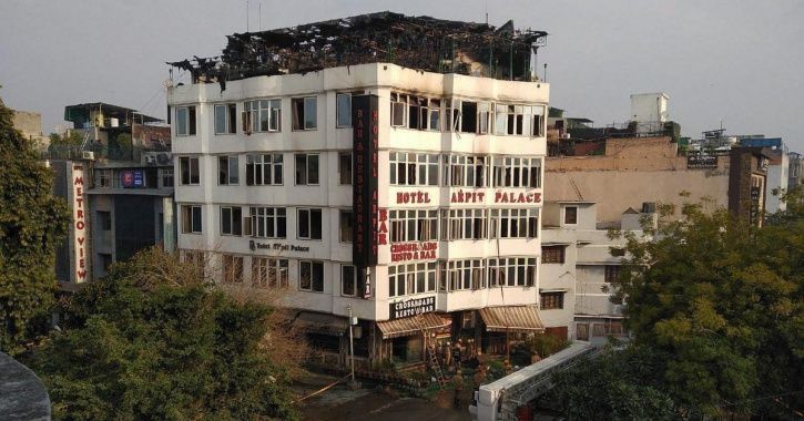 Hotel Arpit Palace fire accident 