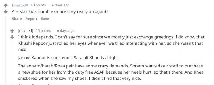 Janhvi Kapoor, Sara Ali Khan, Khushi Kapoor: This Reddit User Exposes Aeroplane Secrets Of Bollywood