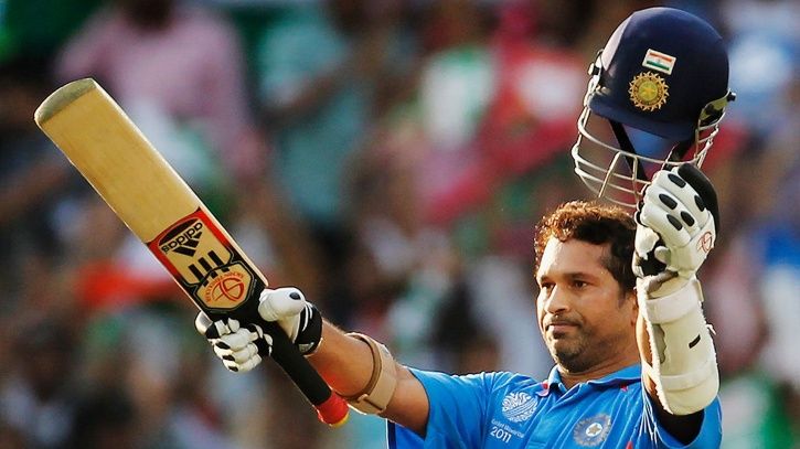 Sachin made 120 not out