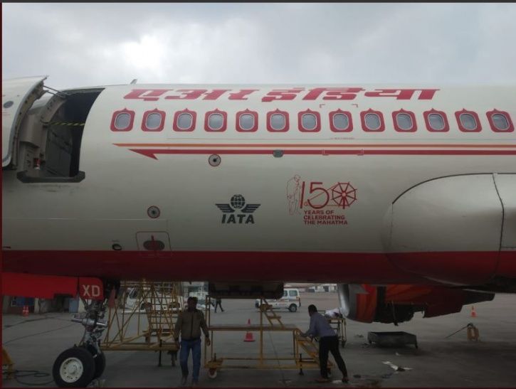 Air India, Mahatma Gandhi, logo, 150th birth anniversary, aircraft, Airbus A319 and A320