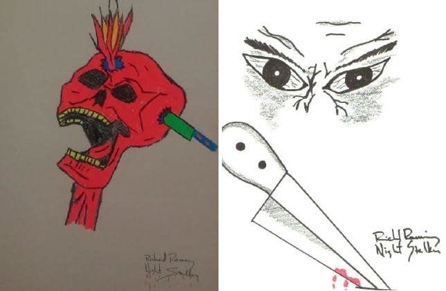 Disturbing artworks by serial killers