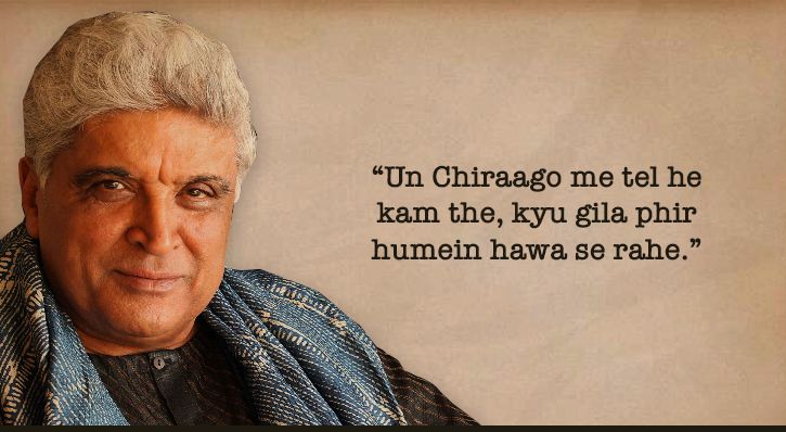 Happy Birthday, Javed Akhtar! These 9 Powerful Lines From The Legend ...