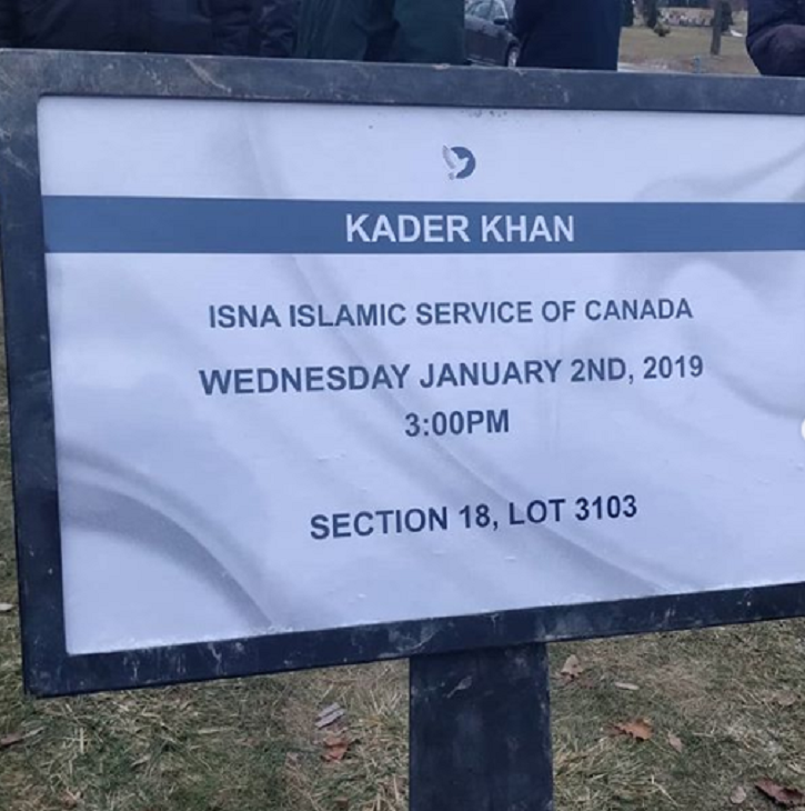 Kader Khan S Funeral Held In Canada Son Sarfaraz Fans Pay Their Last Respect Kader khan i interview i dil ne phir yaad kiya i bollywood legendsmy bollywood diary.
