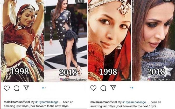 Malaika Arora Posts 20-Year-Old Photo In #10YearChallenges, Gets Massively Trolled By People
