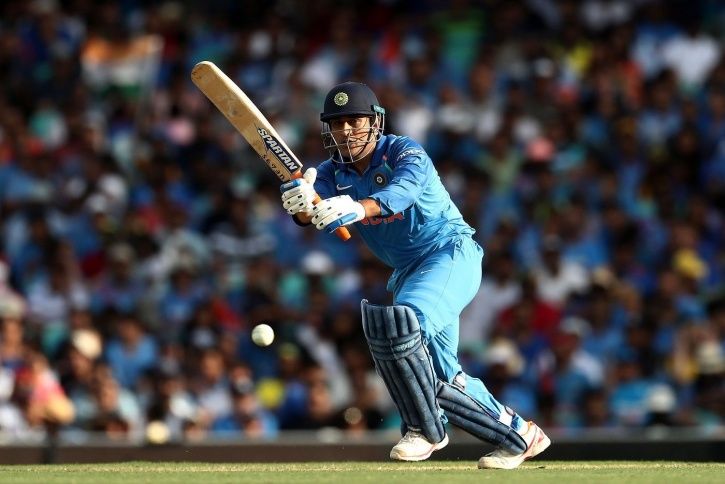 MS Dhoni made 87 not out