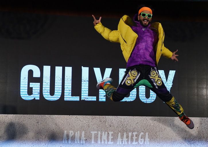 Ranveer Singh at Gully Boy trailer launch. 