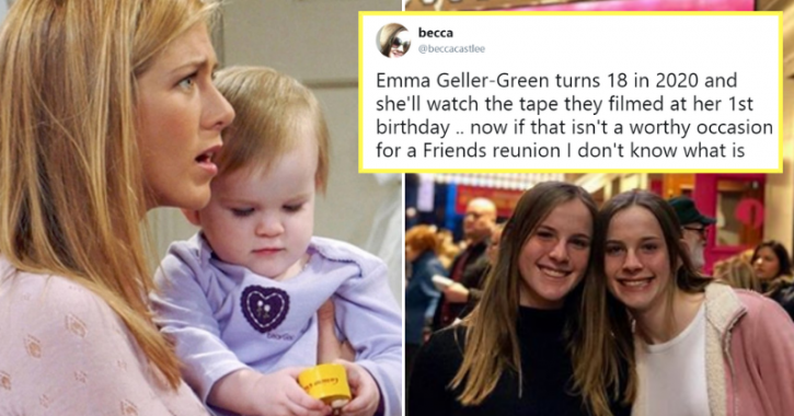 Remember Rachels Daughter Emma From Friends The Twins Will Soon
