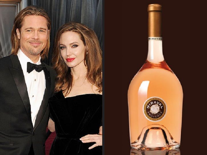 Celebrity alcohol brands: Angelina Jolie and Brad Pitt