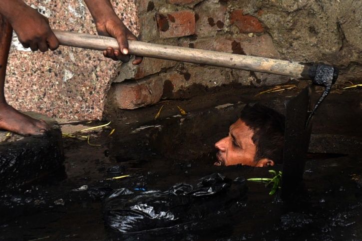 Govt Doing Little To Eradicate Manual Scavenging As 50 People Died Cleaning Sewers In First Half Of 