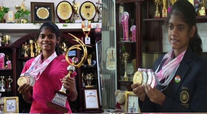  Tamil Nadu Girl wins badminton