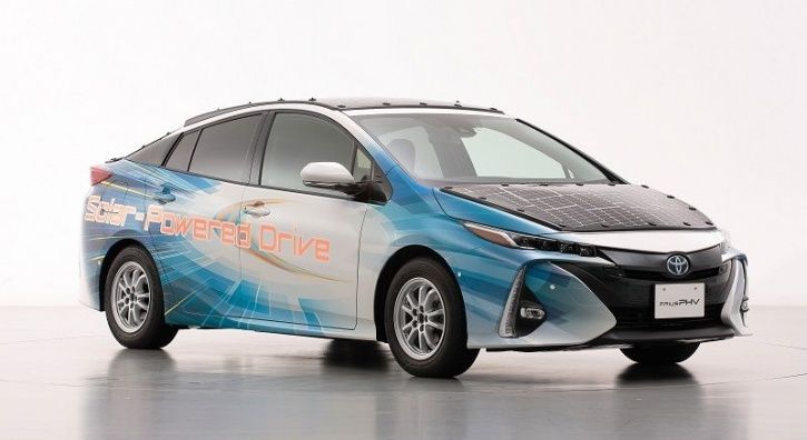 Toyota Solar Car, Toyota Prius Solar Roof, Toyota Hybrid Solar Panels, Toyota Solar Energy, Solar Po
