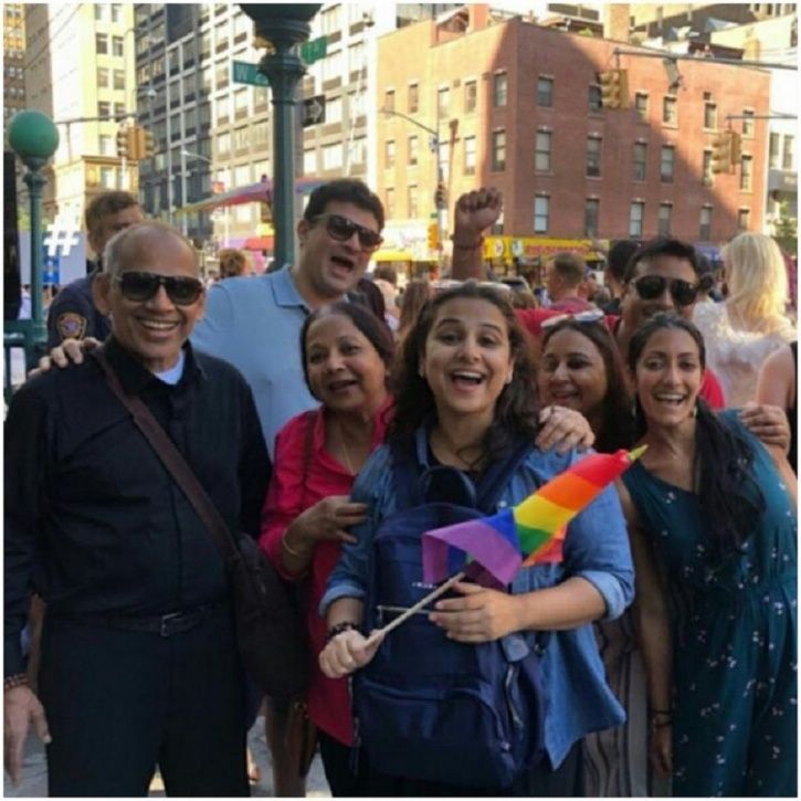 Vidya Balan Participates In Pride Parade In New York, Smiles Gleefully In Pics With Family