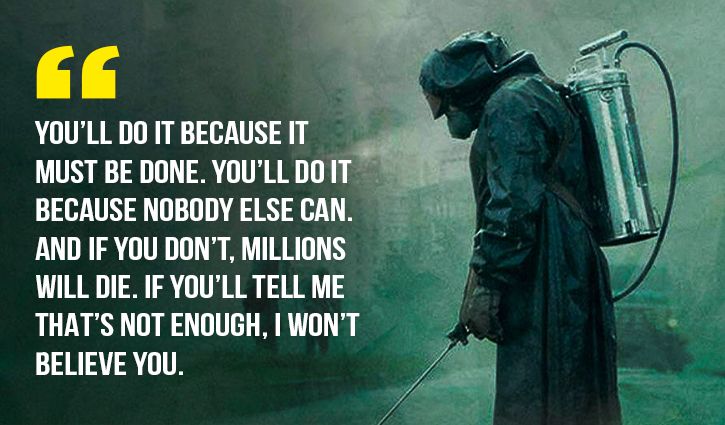 Chernobyl quotes that make it the greatest TV show of all times.
