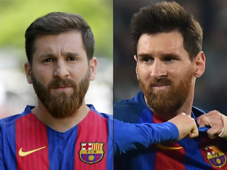 He looks just like Lionel Messi