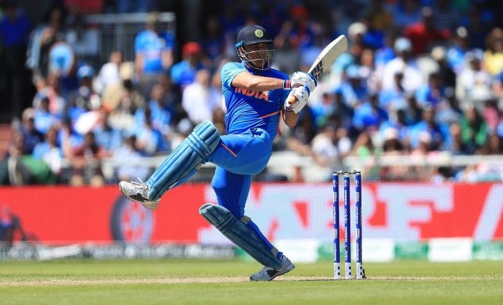 MS Dhoni made 56 not out