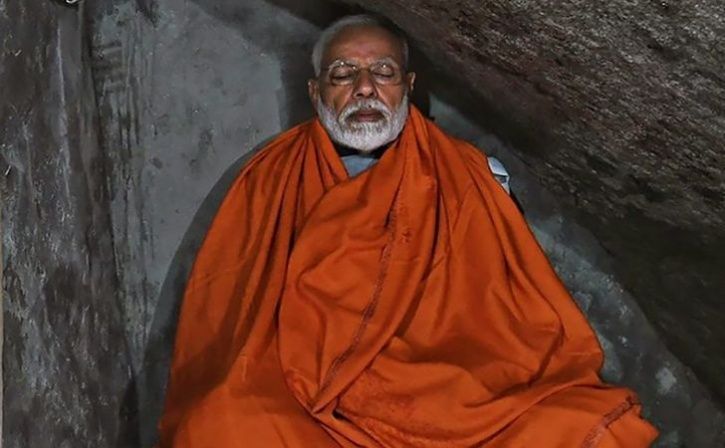 narendra modi cave meditation