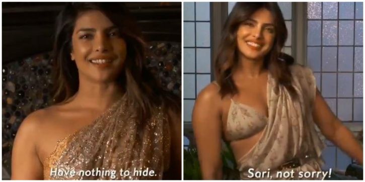 Flaunting Her Sexy Sari Priyanka Chopra Gives 5 Kickass Lessons 