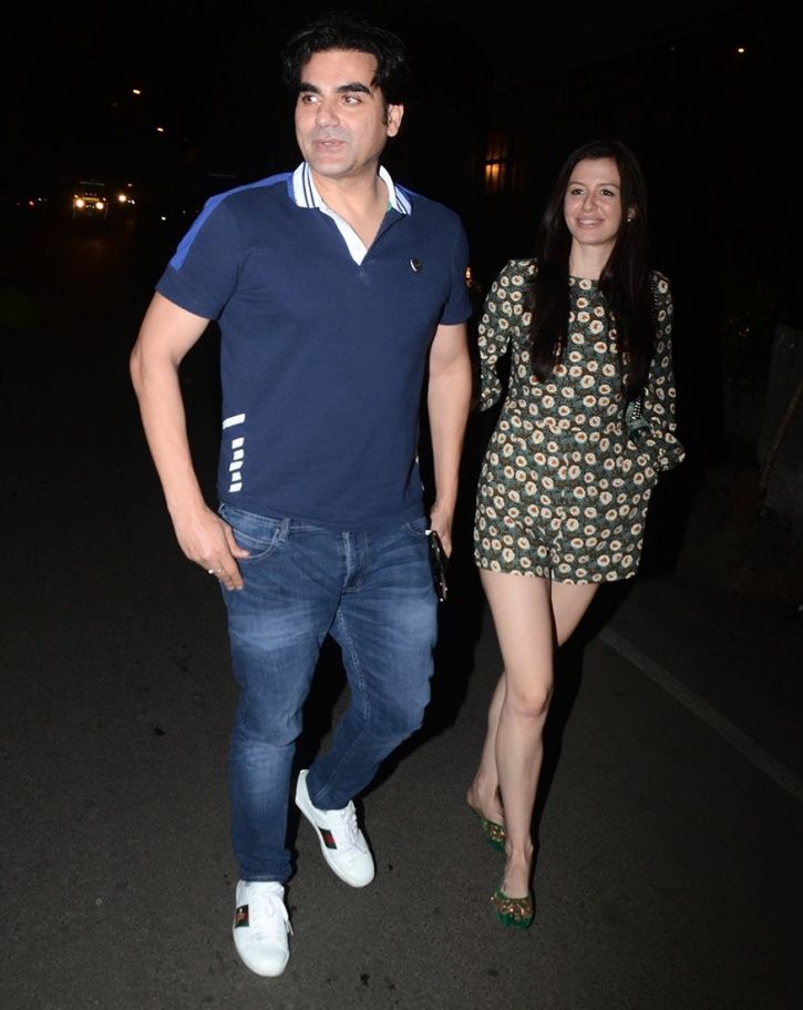 Arabaaz Khan with his girlfriend. 