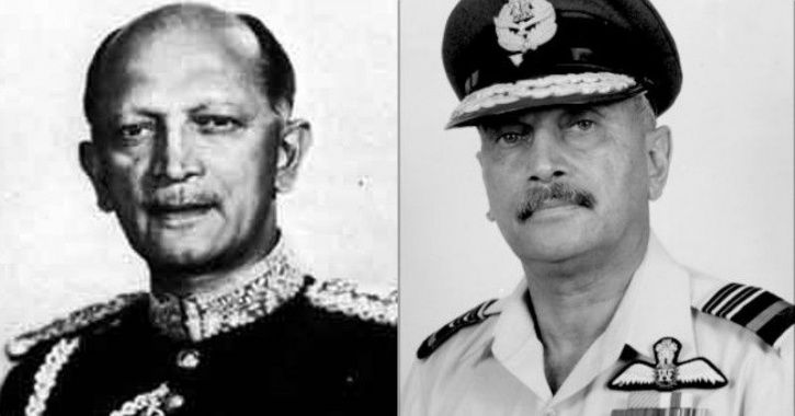 Field Marshal KM Cariappa and Air Marshal KC Cariappa