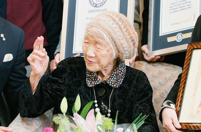 Kane Tanaka, Japan, Guinness World Records, oldest living person, 116 years old
