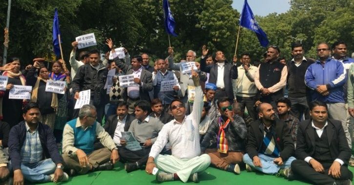 Protesters Call Out Modi Govt For Violation Of Tribals’ Rights, Say He Must Go Back To Gujarat 