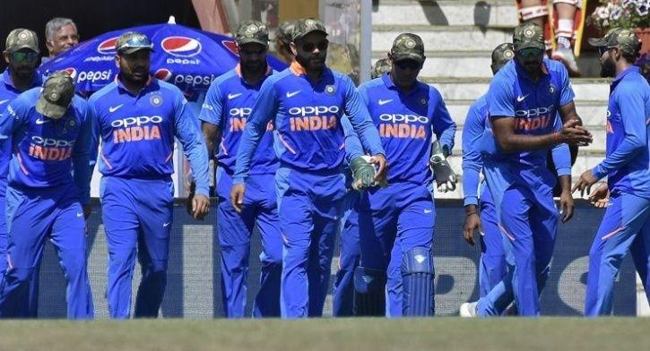 Team India wore Army caps