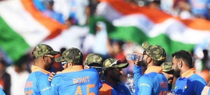 Team India wore Army caps