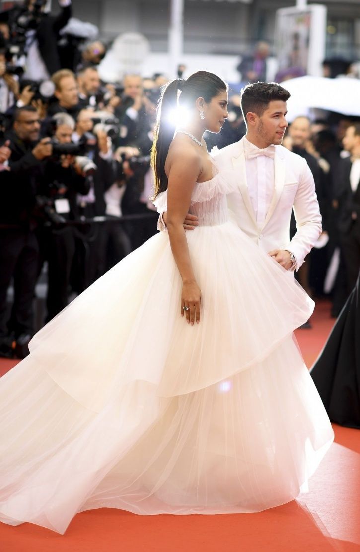 A pic of Priyanka Chopra and Nick Jonas from the Cannes on their one year anniversary.