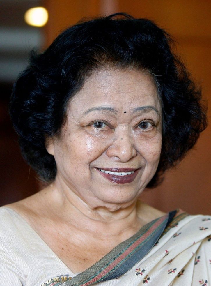 A picture of Human Computer Shakuntala Devi whose biopic is in the works. 