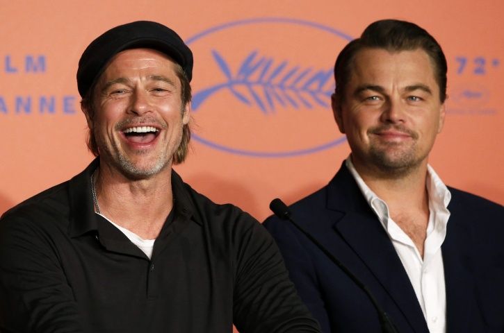 Brad Pitt And Leonardo DiCaprio Walked Cannes Red Carpet In Twinning Tuxedos & We’re Swooning