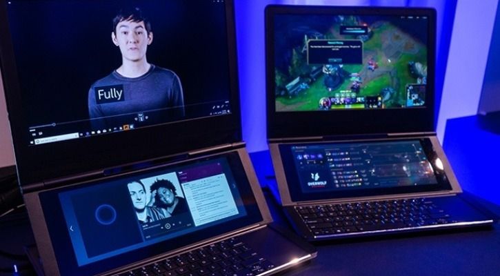 dual-screen laptops