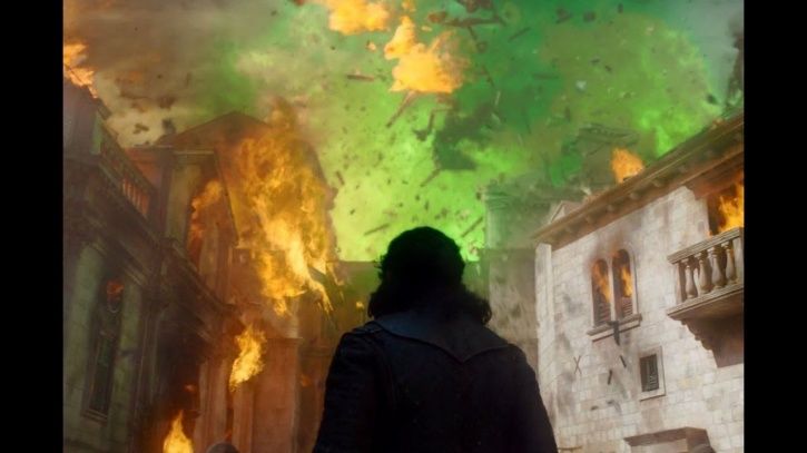 Game of Thrones season 8 episode 5: The green fire in the battle was wildfire!