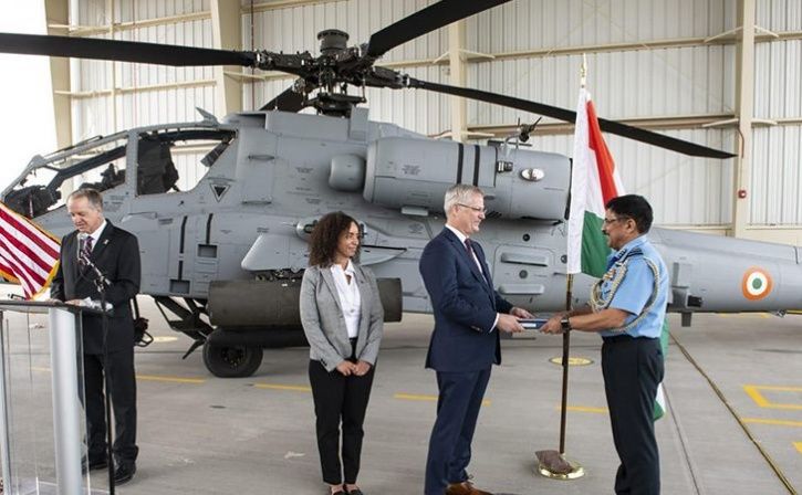 IAF Gets First Apache Guardian Attack Helicopter