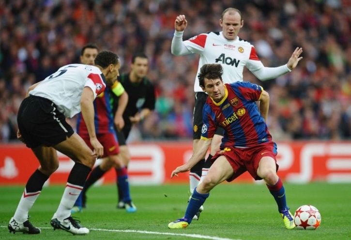 Lionel Messi helped Barcelona win 3-1