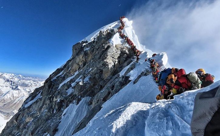Mount Everest Traffic Jam