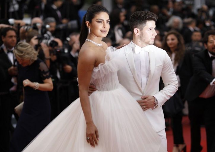 Priyanka Chopra and Nick Jonas at Cannes red carpet 2019.